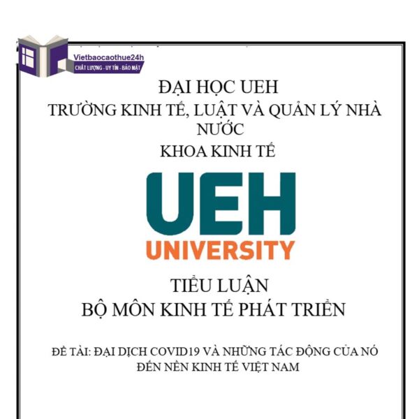 Tiểu luận kinh tế phát triển trường đại học EUH