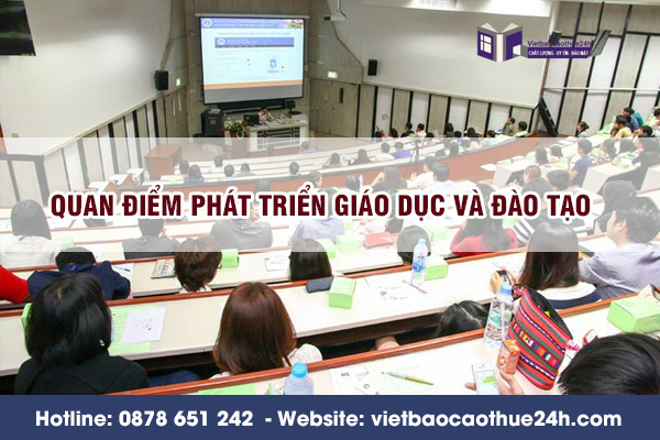 Quan điểm phát triển giáo dục và đào tạo