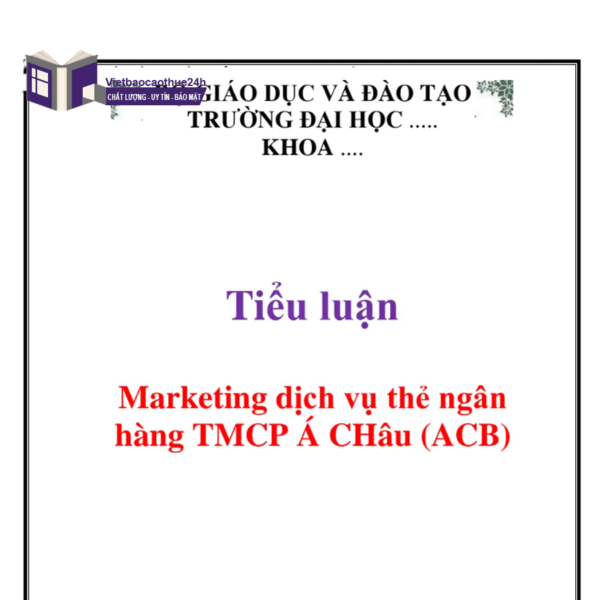 Lời mở đầu cho bài tiểu luận marketing