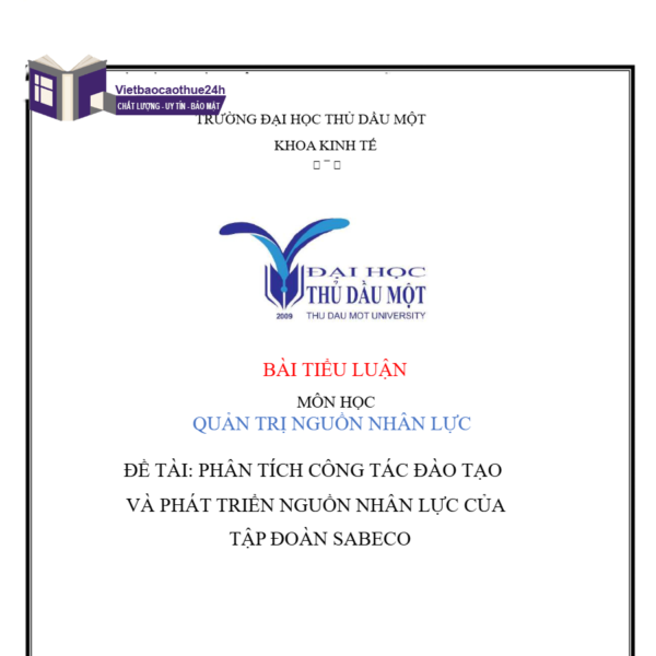 Lời mở đầu bài tiểu luận ngành quản trị nhân sự