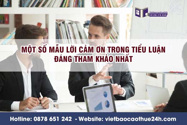 Một số mẫu lời cảm ơn trong tiểu luận đáng tham khảo nhất