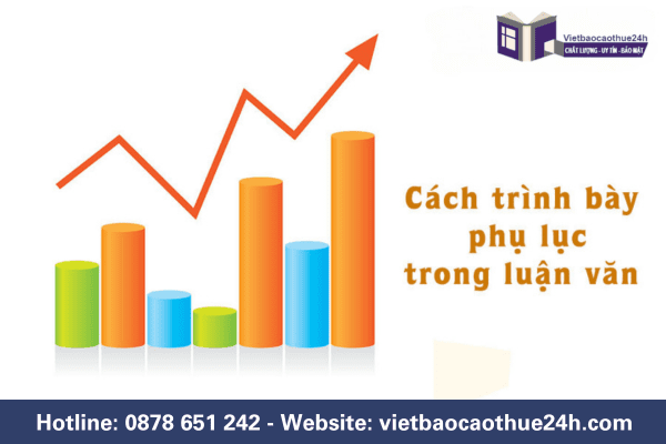 Cách trình bày phụ lục trong luận văn về nội dung