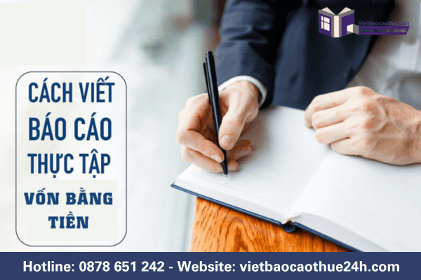 Dịch vụ viết báo cáo thực tập kế toán bán hàng
