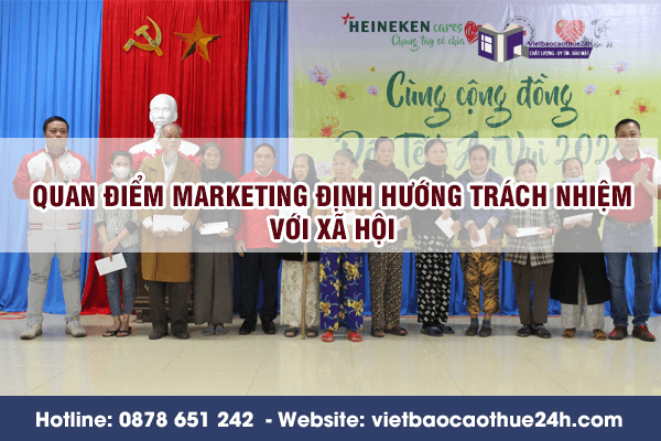 Quan điểm marketing định hướng trách nhiệm với xã hội