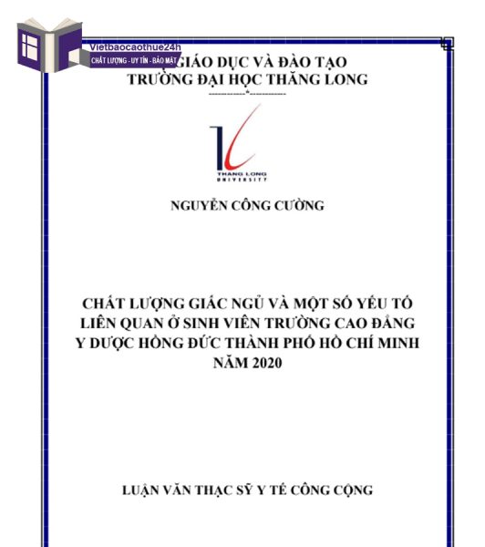 Luận văn thạc sĩ y tế công cộng mẫu 5