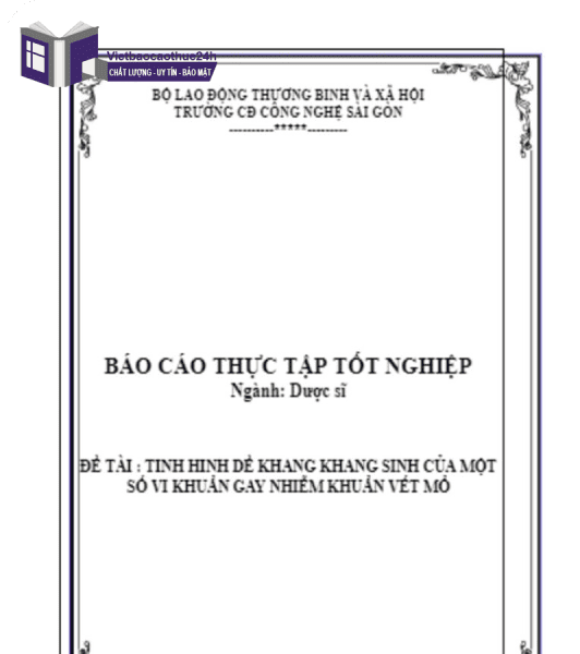 Mẫu báo cáo thực tập nhà thuốc GPP