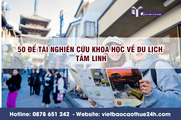 50 để tài nghiên cứu khoa học về du lịch tâm linh