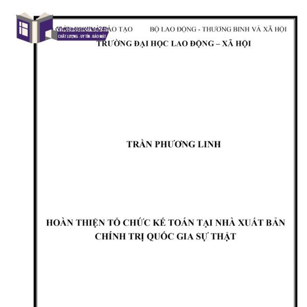 luận văn thạc sĩ kế toán hành chính sự nghiệp
