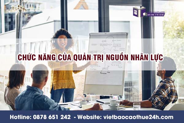 Chức năng của quản trị nguồn nhân lực