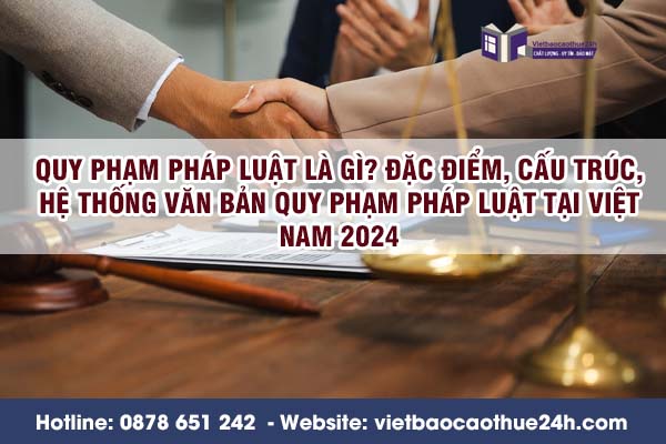 Quy phạm pháp luật là gì? Đặc điểm, cấu trúc, hệ thống văn bản quy phạm pháp luật tại Việt Nam 2024