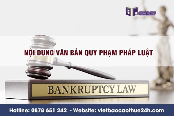 Nội dung văn bản quy phạm pháp luật