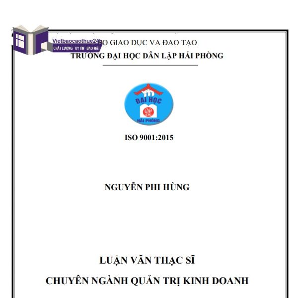 Hoàn thiện công tác quản trị nguồn nhân lực tại Công ty TNHH MTV đóng tàu Hồng Hà – Tổng cục CNQP