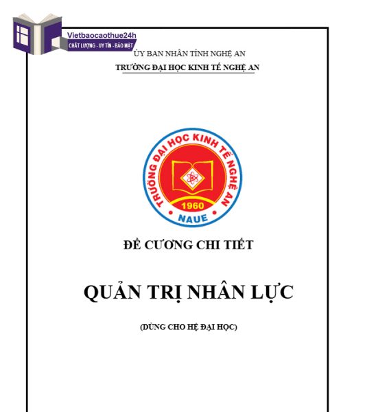 Tải tài liệu đề cương quản trị nhân lực Trường Đại học Nghệ An