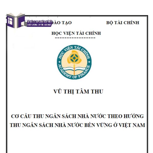 Luận văn thạc sĩ học viện tài chính chuyên ngành tài chính - ngân hàng