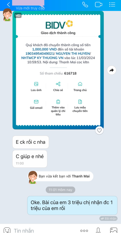 feedback của khách hàng