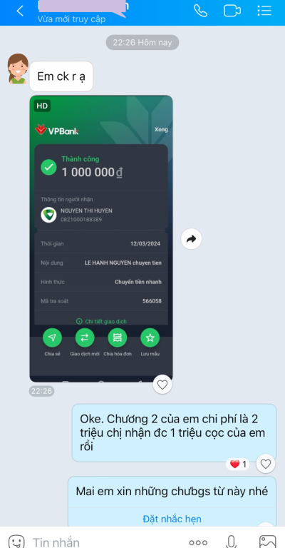 feedback của khách hàng