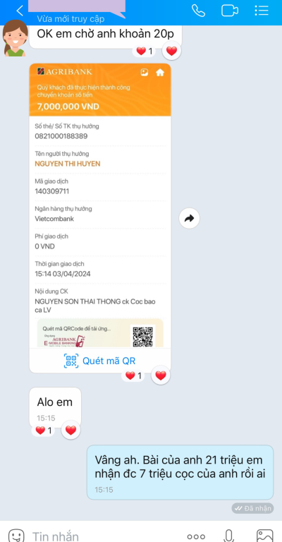 feedback của khách hàng
